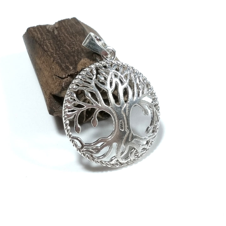Ciondolo ETNICO in argento 925 Ciondolo artigianale | Albero della vita