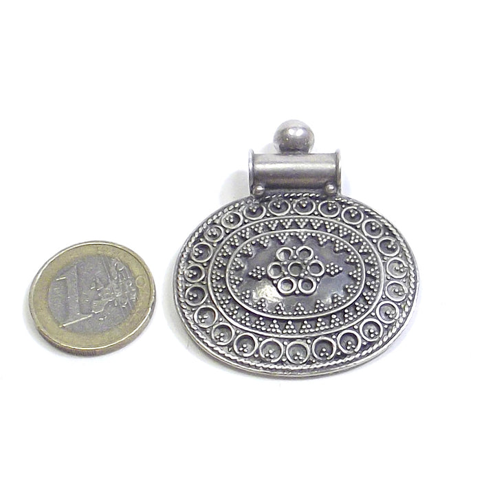 CIONDOLO ETNICO in argento 925 - PONDICHERRY