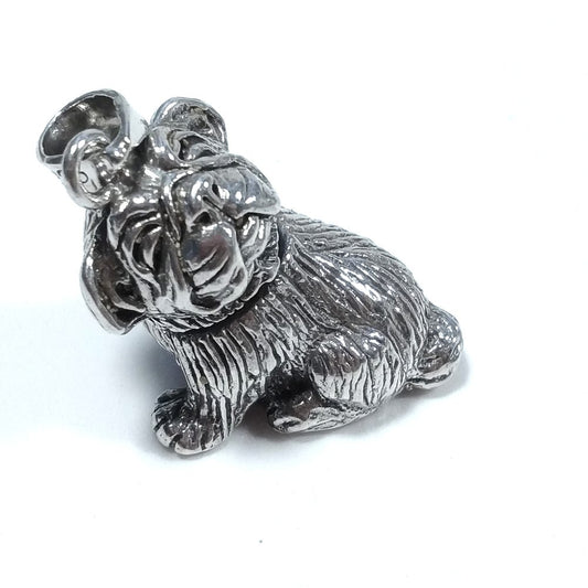 Ciondolo in argento 925 bulldog francese - DOGGY