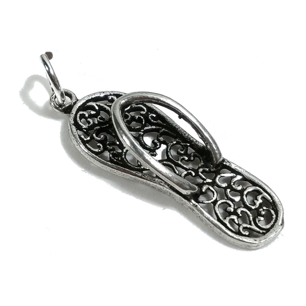 Ciondolo CIABATTA havaianas | Gioielli argento | Charms | argento Rosato