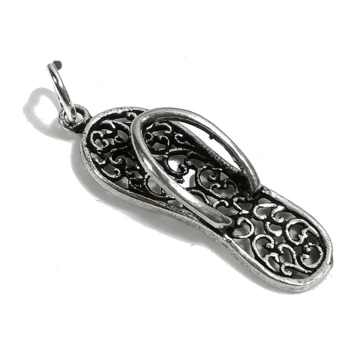 Ciondolo CIABATTA havaianas | Gioielli argento | Charms | argento Rosato