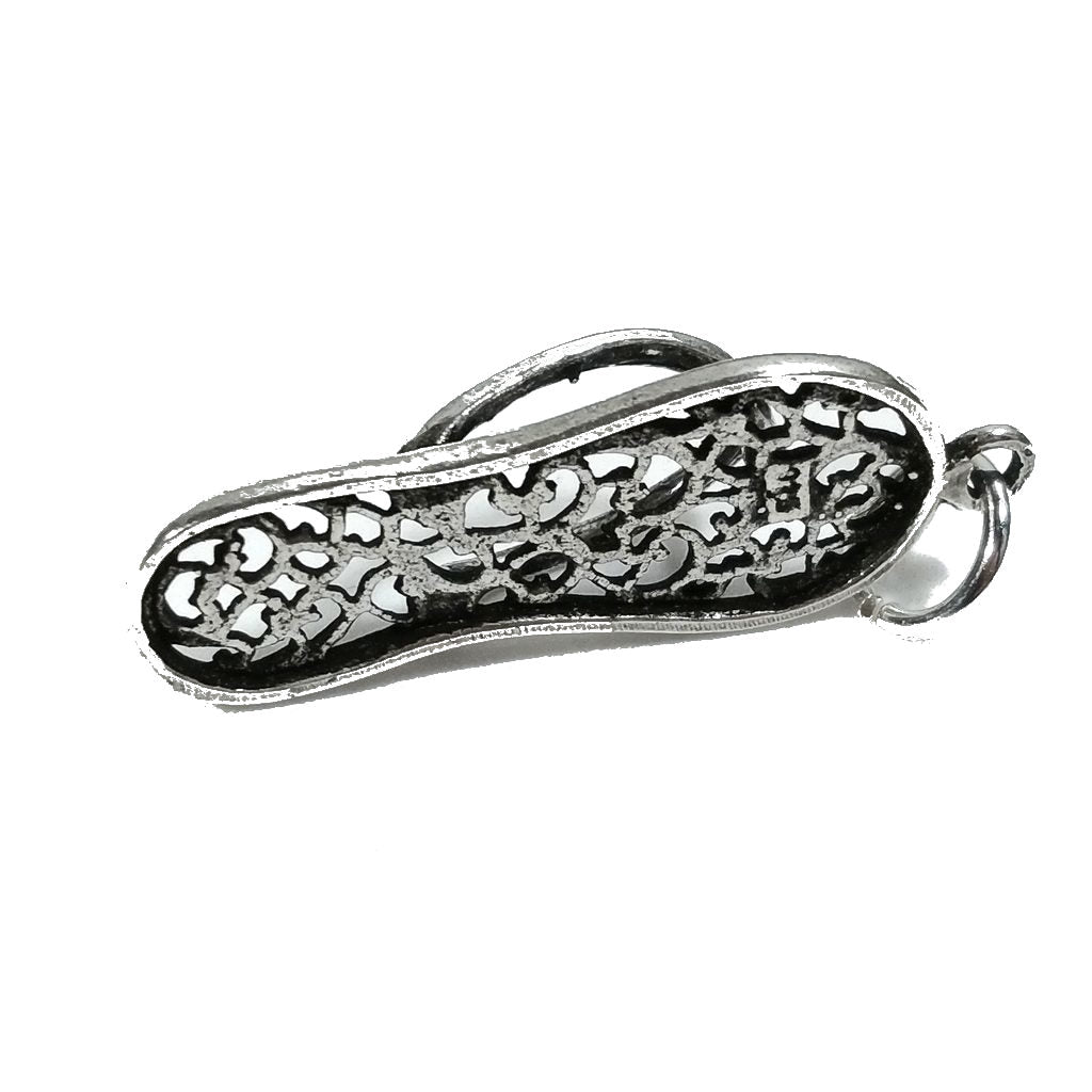 Ciondolo CIABATTA havaianas | Gioielli argento | Charms | argento Rosato