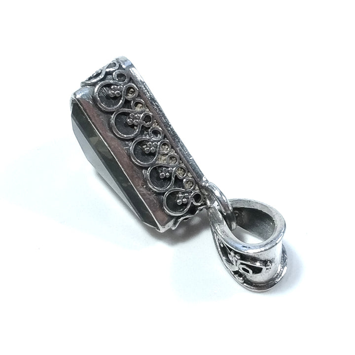 Ciondolo ETNICO in argento 925 Ciondolo Citrino | GIOIELLI CON PIETRE