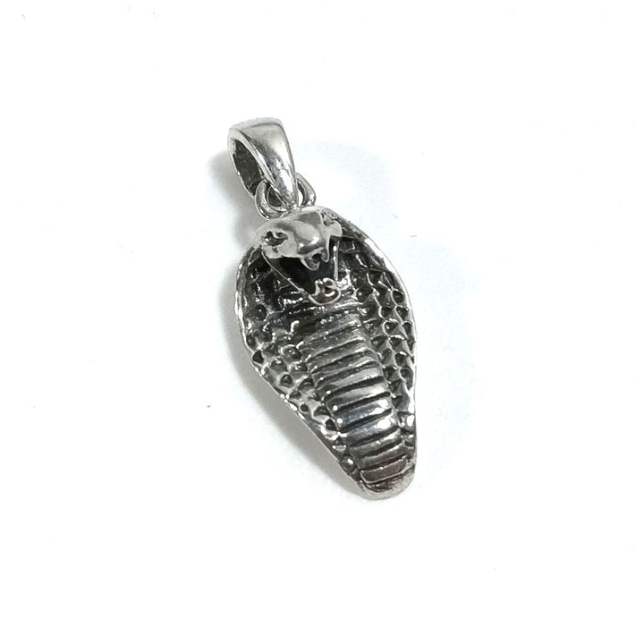 Ciondolo in argento 925 Ciondolo artigianale testa di COBRA | Gioielli in argento