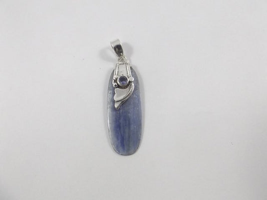 CIONDOLO CYANITE argento - ilmondodiwit - Ciondolo