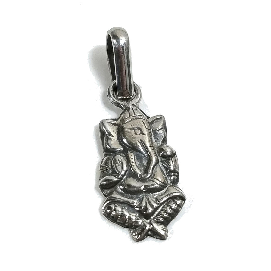 Ciondolo ETNICO in argento 925 con GANESH | GIOIELLI IN ARGENTO