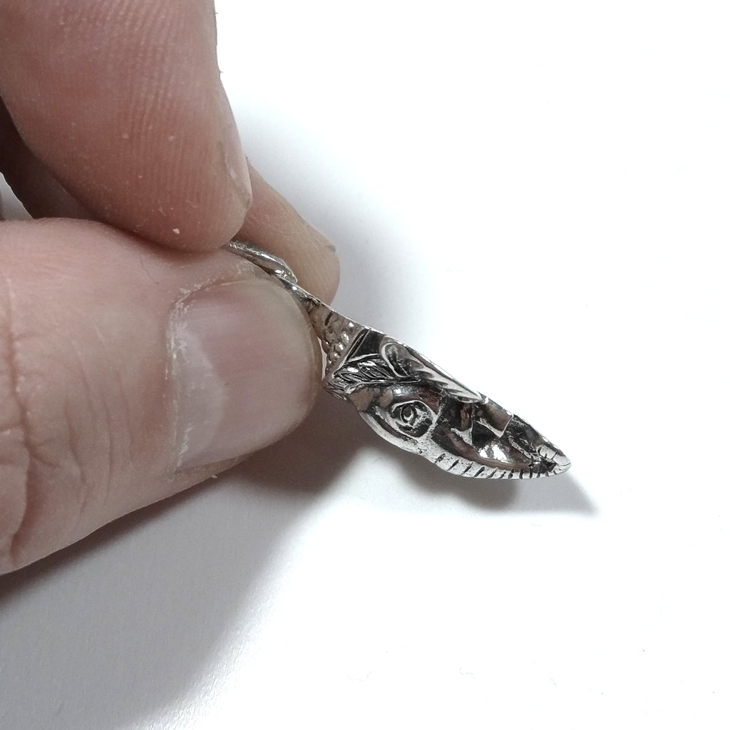 ETHNISCHER Anhänger aus 925er Silber mit GANESH