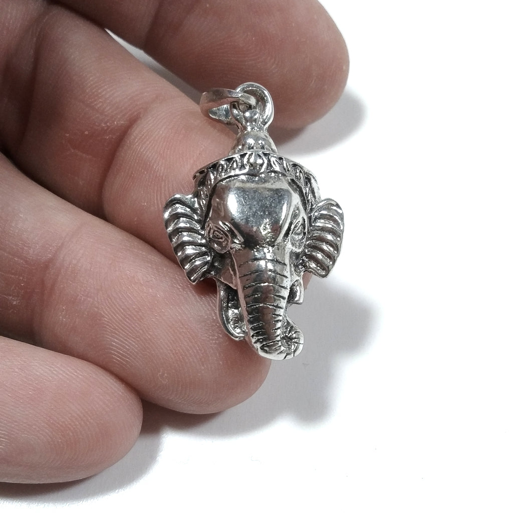 Ciondolo ETNICO in argento 925 con GANESH | GIOIELLI IN ARGENTO