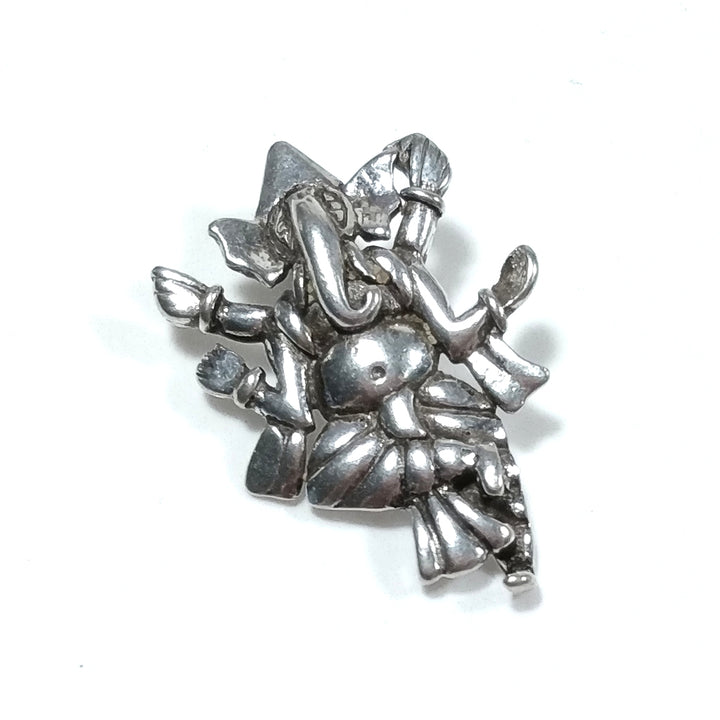 Ciondolo etnico in argento 925 con Ganesh - LAMBASINJI