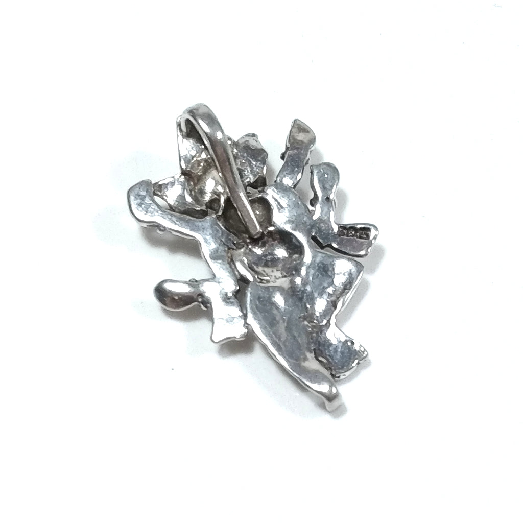 Ciondolo etnico in argento 925 con Ganesh - LAMBASINJI