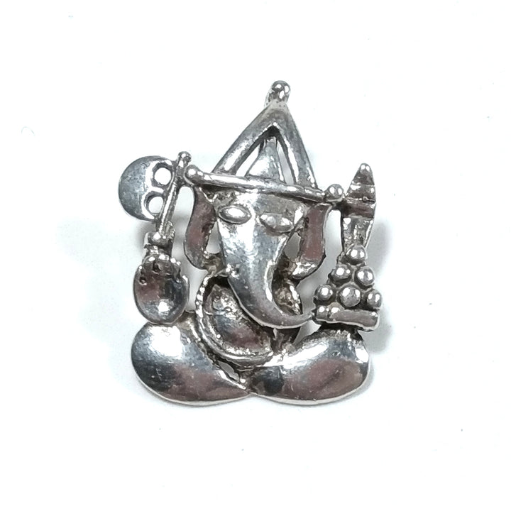 Ciondolo ETNICO in argento 925 con GANESH | GIOIELLI IN ARGENTO