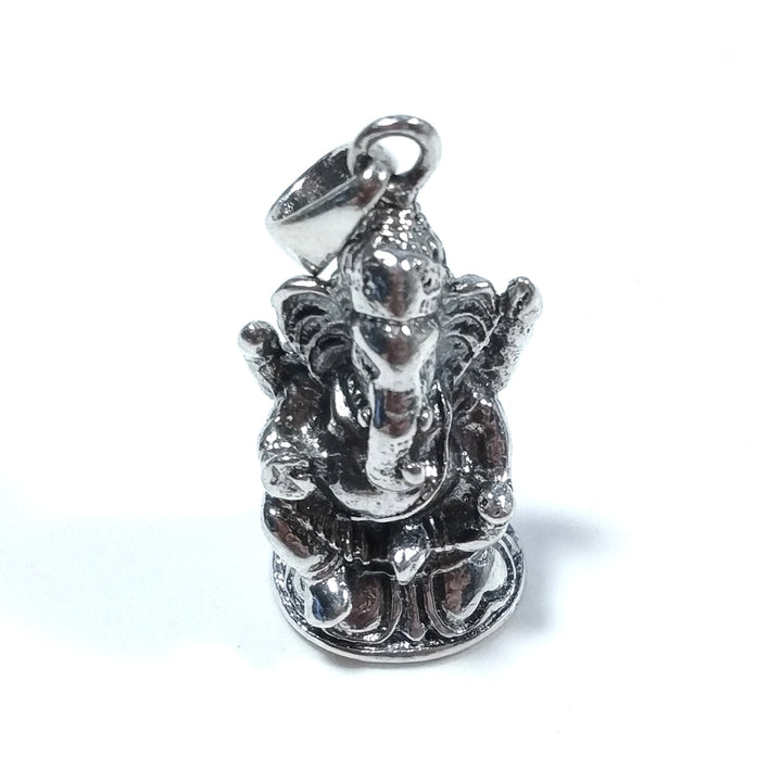 Ciondolo etnico in argento 925 con Ganesh - NIRU