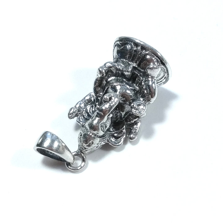 Ciondolo etnico in argento 925 con Ganesh - NIRU