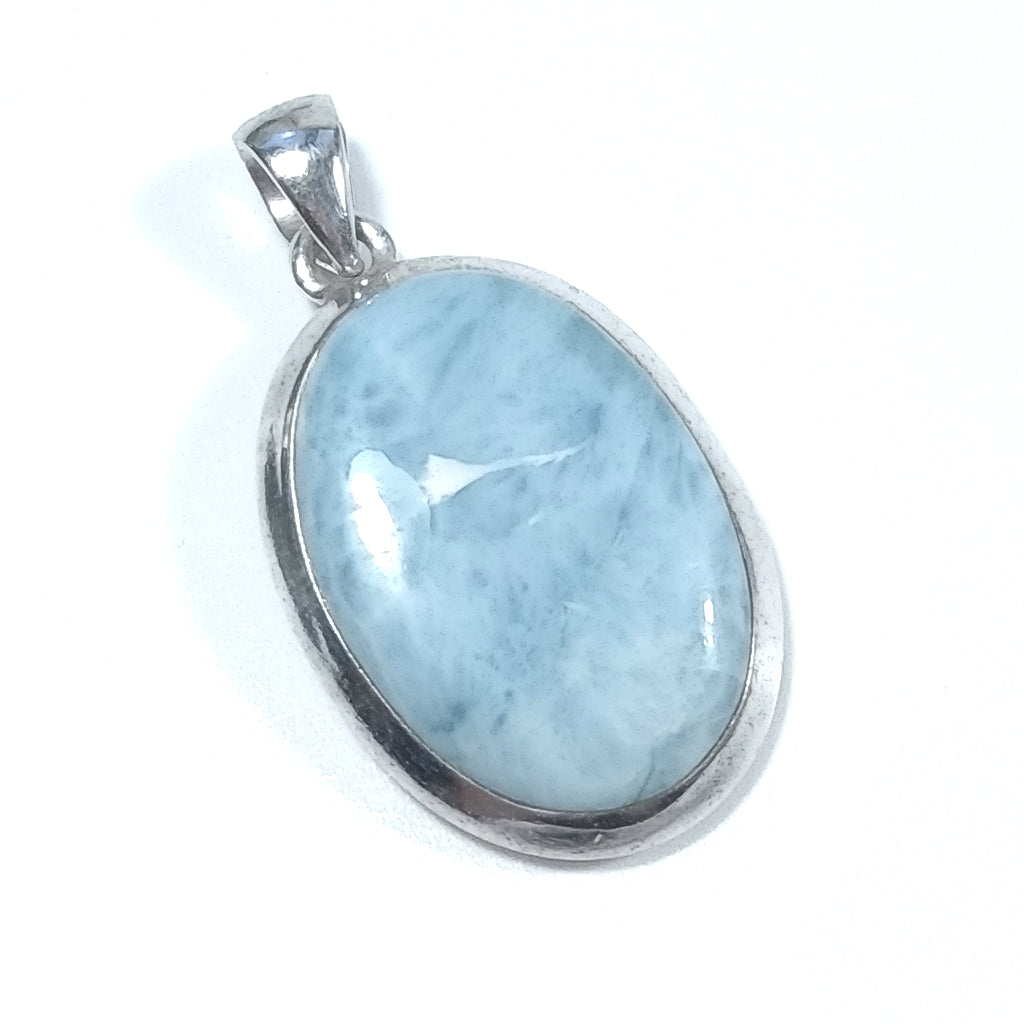 CIONDOLO PIETRA | in argento 925 con Larimar | GIOIELLI IN ARGENTO