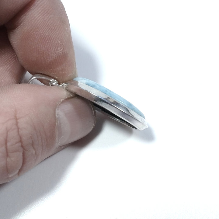 925 silver pendant with Larimar - MATHURA