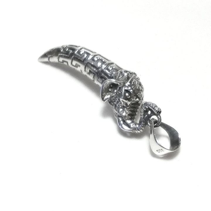 Ciondolo ETNICO in argento 925 con GANESH | GIOIELLI IN ARGENTO