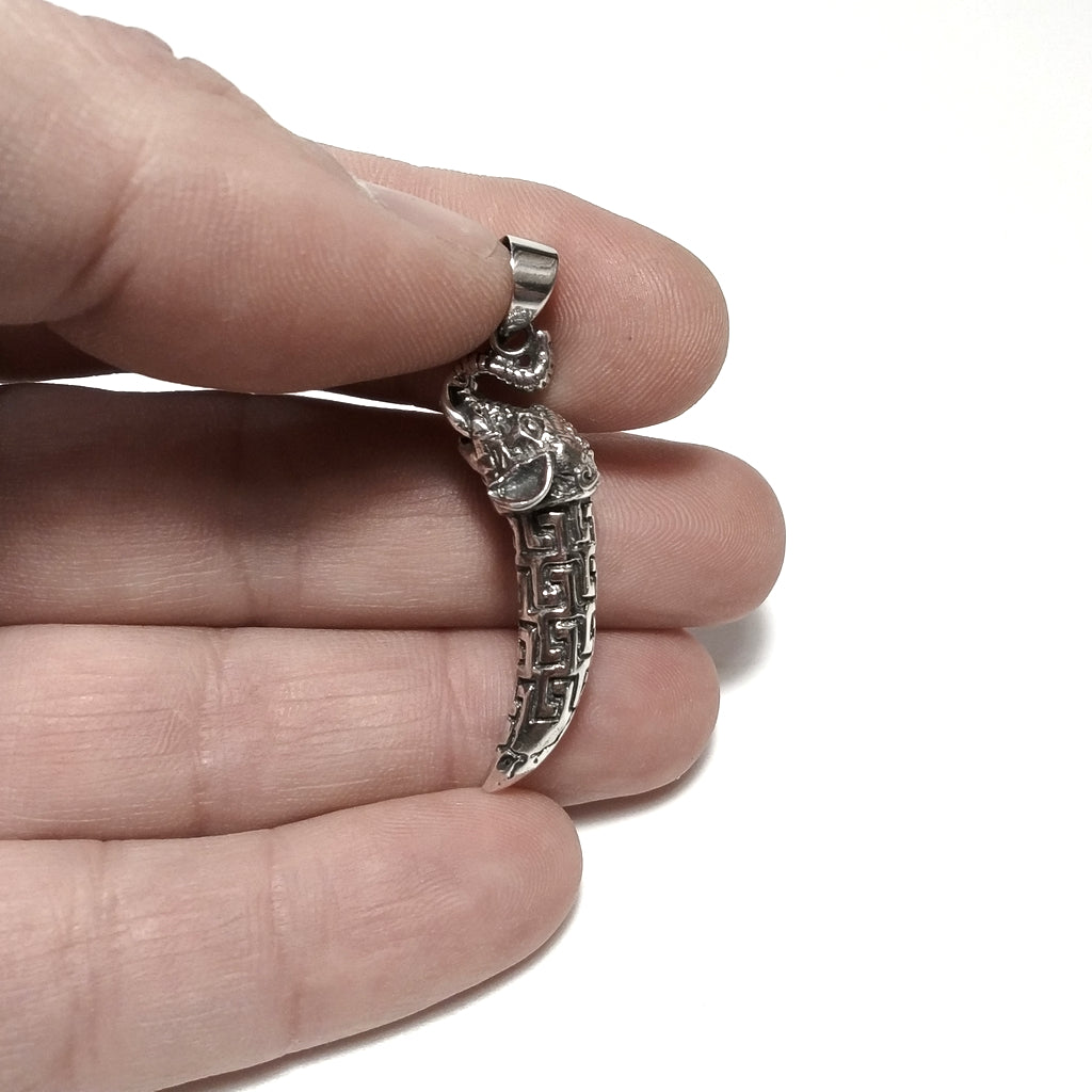 Ciondolo ETNICO in argento 925 con GANESH | GIOIELLI IN ARGENTO