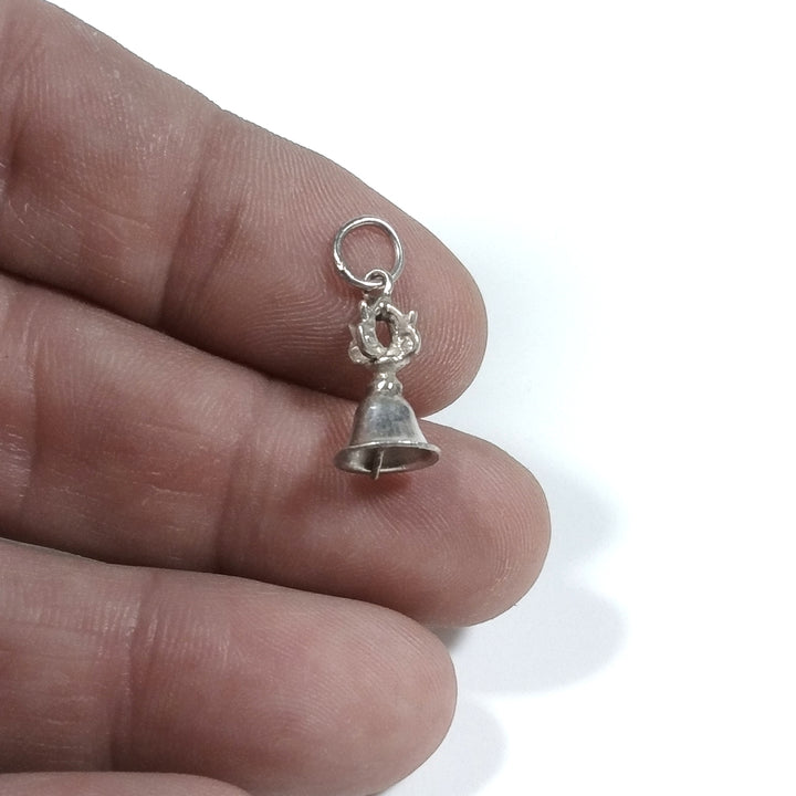 ETHNISCHER Anhänger aus 925er Silber mit DORJE / VAJRA