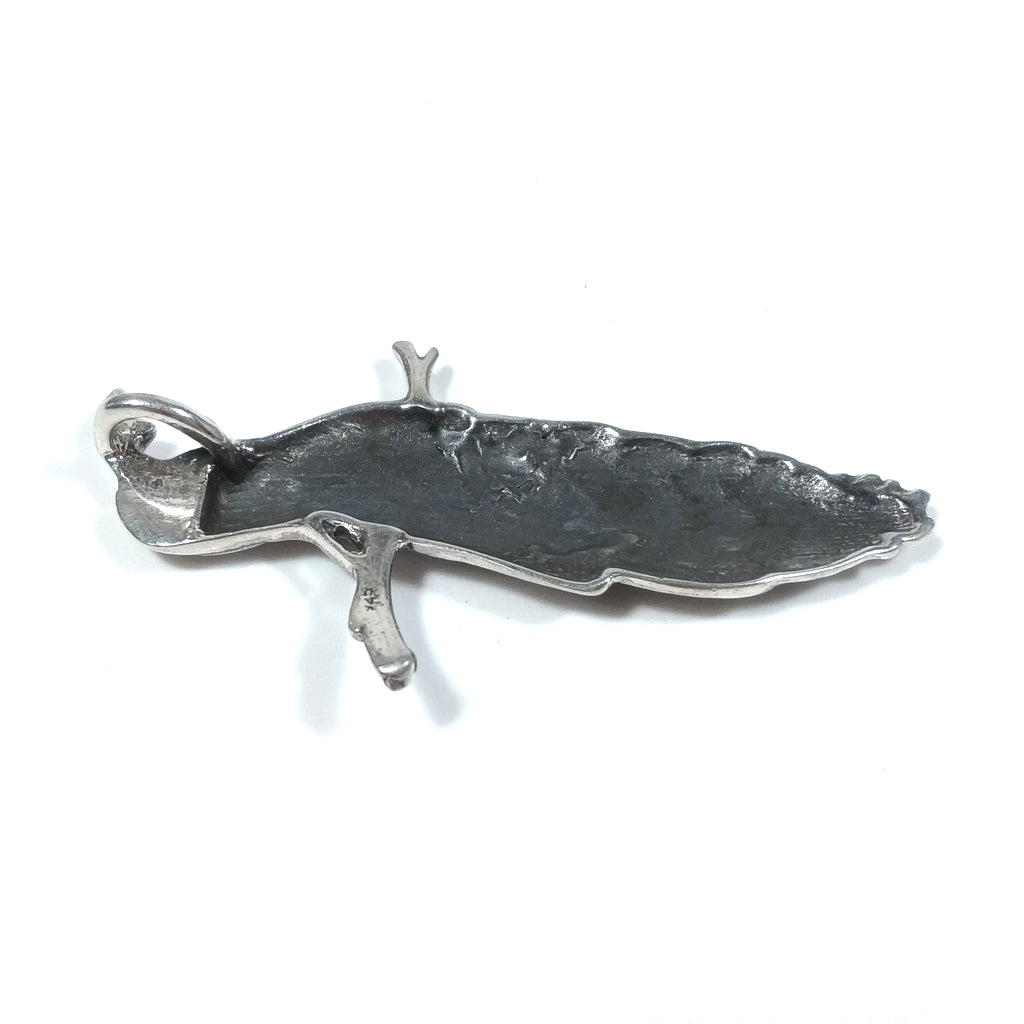 Ciondolo con pavone in argento 925 - PEACOCK