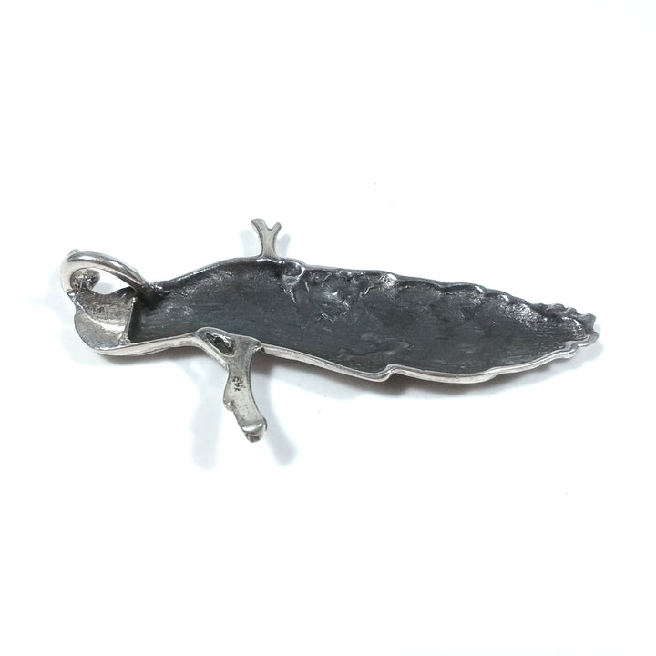 Ciondolo con pavone in argento 925 - PEACOCK