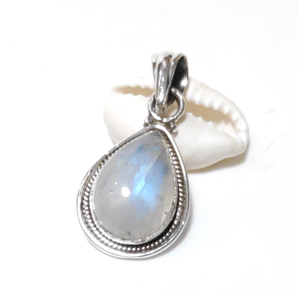 CIONDOLO pietra di luna - argento  925 | Gioielli in argento