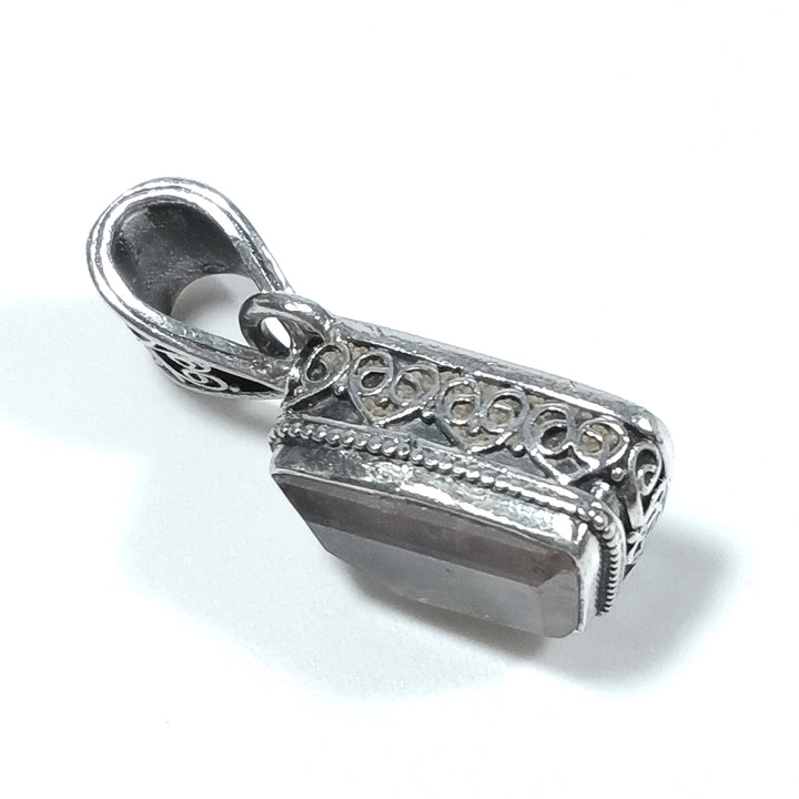Pendant with 925 silver Rose Quartz stone - BARHI