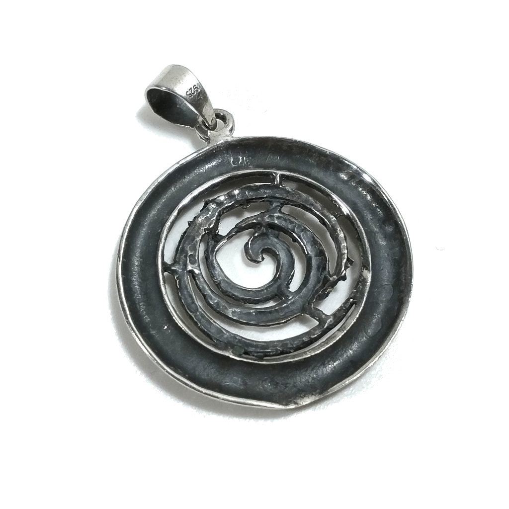Copia del Ciondolo in argento 925 Ciondolo artigianale SPIRALE | Gioielli in argento