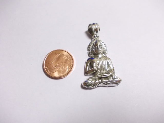 CIONDOLO BUDDHA argento - ilmondodiwit - Ciondolo