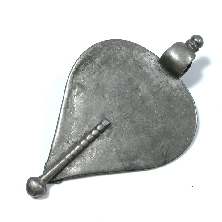 ETHNIC pendant in antique silver with ethnic ORNAMENTS | SILVER JEWELRY