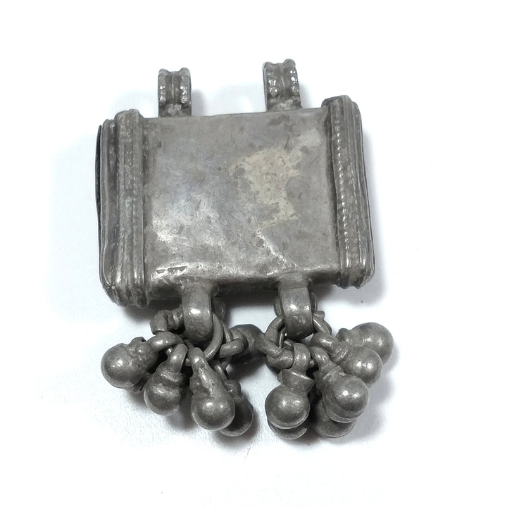 ETHNIC pendant in antique silver with PRAYER BOX