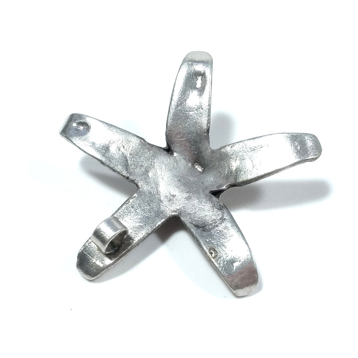 Handcrafted 925 silver pendant with STARFISH | Stars