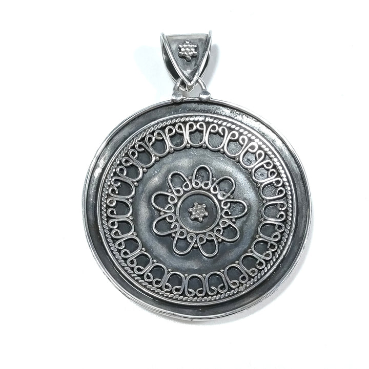 Handcrafted 925 silver pendant Ethnic ORNAMENTS | ETHNIC JEWELRY