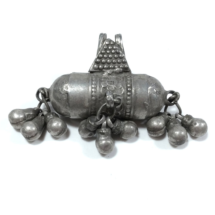 ETHNIC pendant in antique silver with PRAYER BOX | ETHNIC JEWELRY