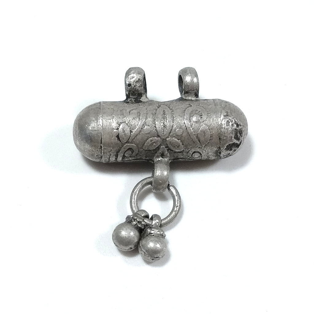 Ciondolo ETNICO in argento antico con PORTA PREGHIERE | GIOIELLI ETNICI