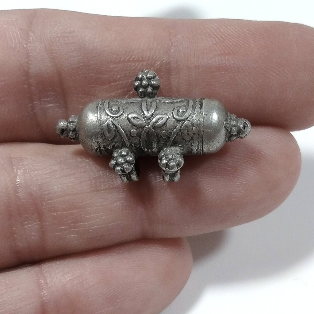 Ciondolo ETNICO in argento antico con PORTA PREGHIERE | GIOIELLI ETNICI
