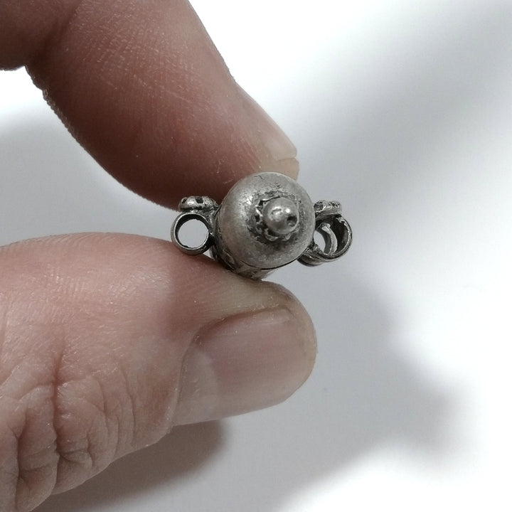 ETHNIC pendant in antique silver with PRAYER BOX