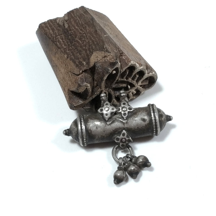 ETHNIC pendant in antique silver with PRAYER BOX | ETHNIC JEWELRY