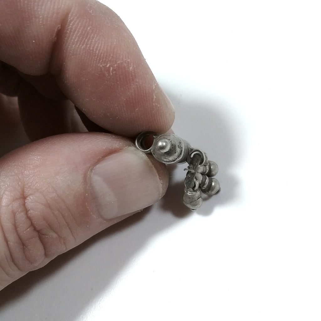 ETHNIC pendant in antique silver with PRAYER BOX