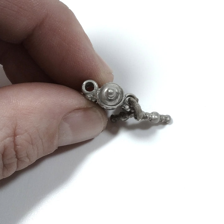 Ciondolo ETNICO in argento antico con PORTA PREGHIERE | GIOIELLI ETNICI