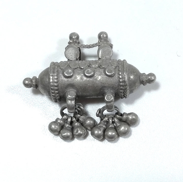 Ciondolo ETNICO in argento antico con PORTA PREGHIERE