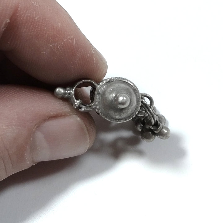 Ciondolo ETNICO in argento antico con PORTA PREGHIERE