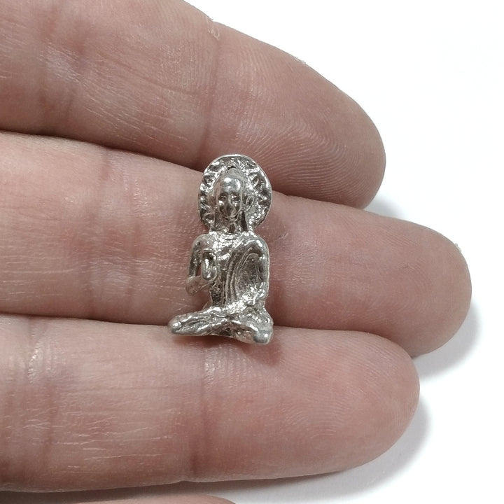 Ciondolo ETNICO in argento 925 con BUDDHA | GIOIELLI ETNICI