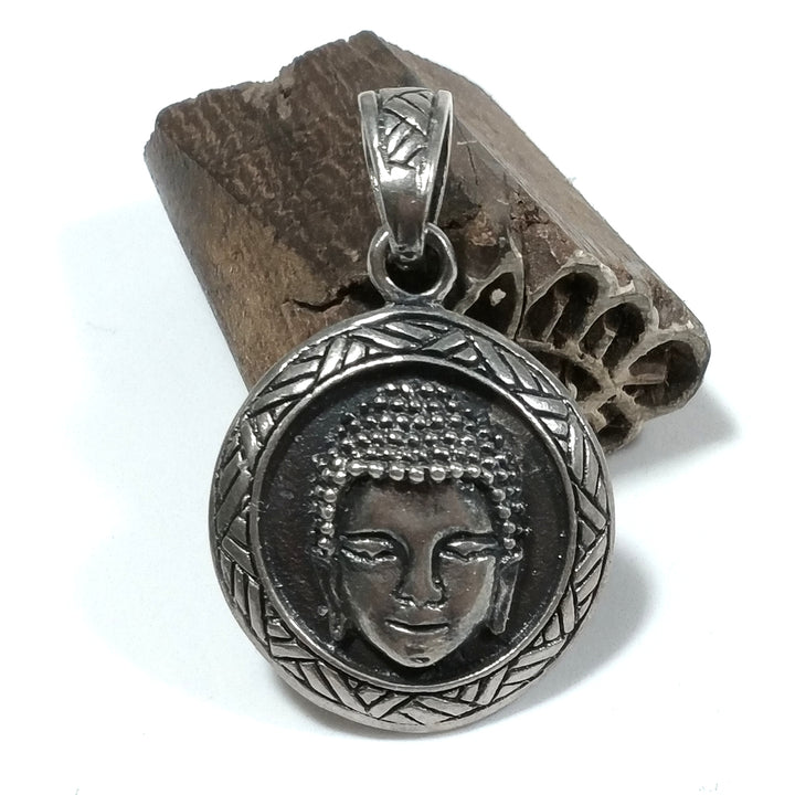 ETHNIC pendant in 925 silver with BUDDHA | ETHNIC JEWELRY