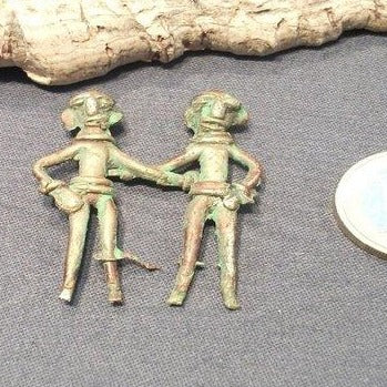 Ciondolo etnico ottone Naga pair