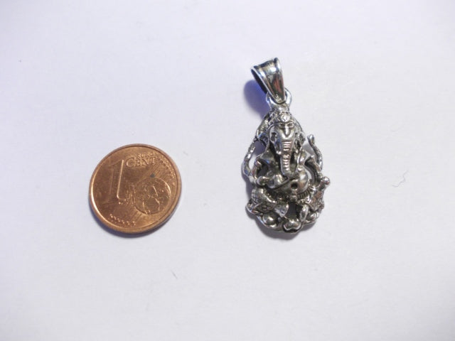 GANESH pendant in 925 silver - ETHNIC