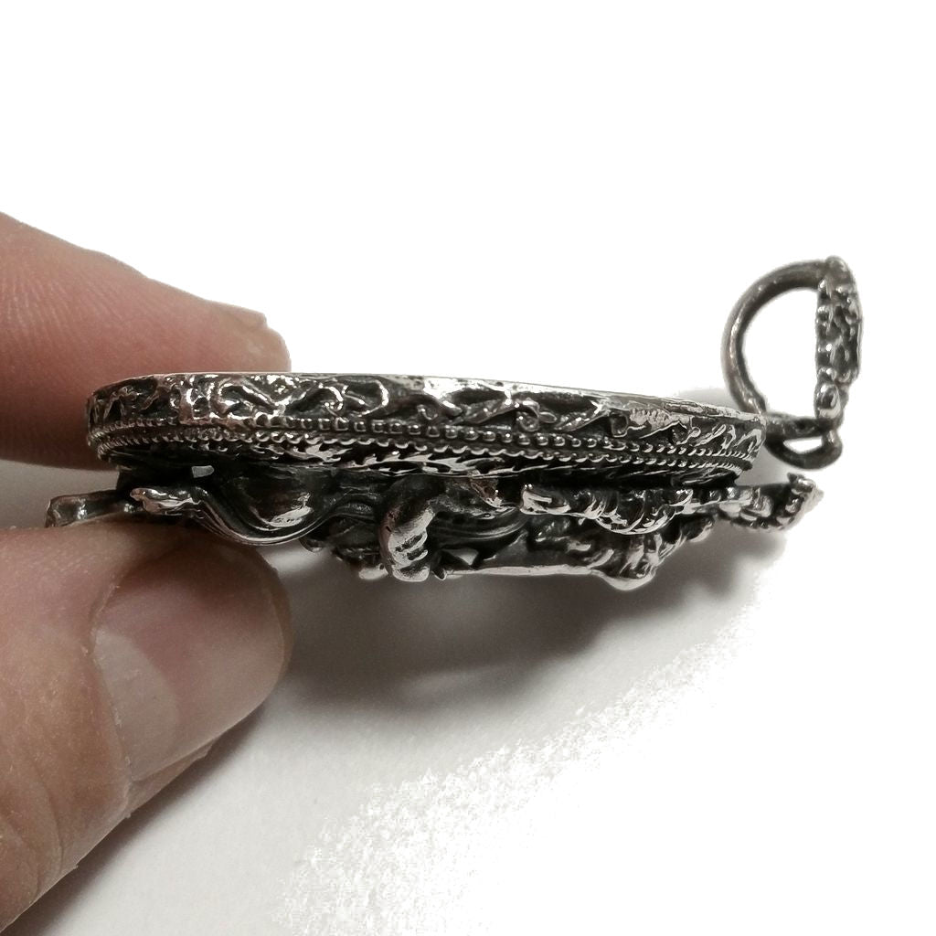 Ciondolo etnico in argento 925 con GANESH - RANNOD