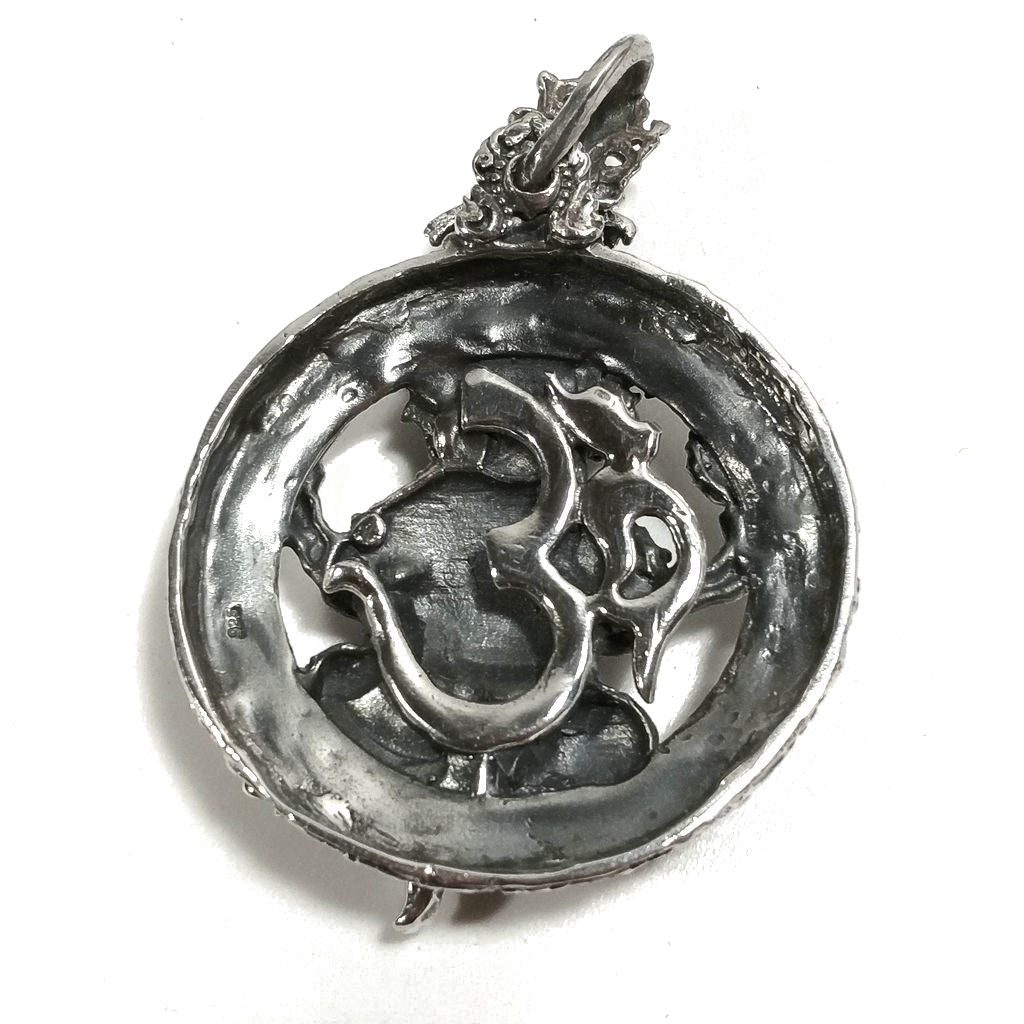 Ciondolo etnico in argento 925 con GANESH - RANNOD