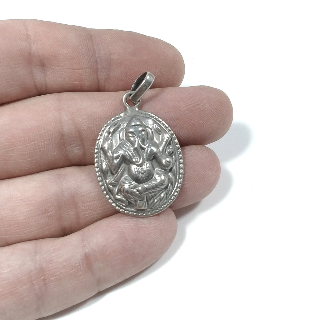 Ganesha pendant in 925 silver - NILA