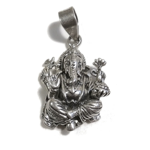 Ciondolo etnico in argento 925 GANESH - ARIPURA