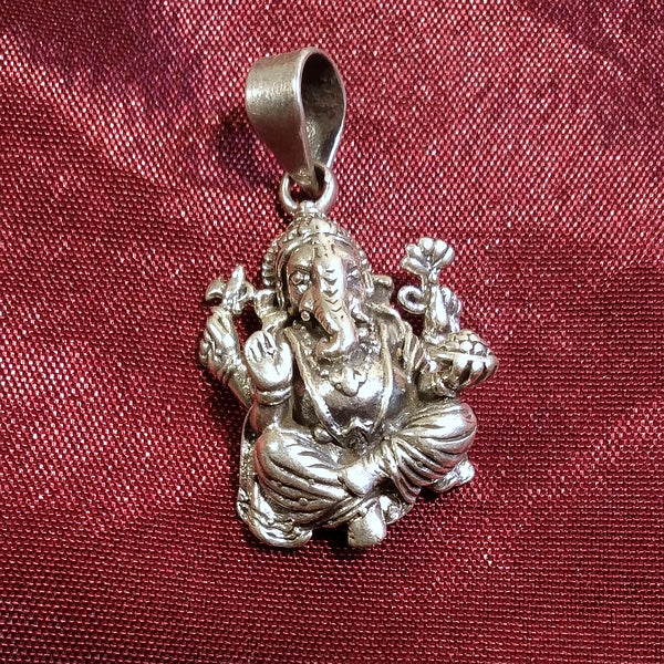 Ciondolo etnico in argento 925 GANESH - ARIPURA